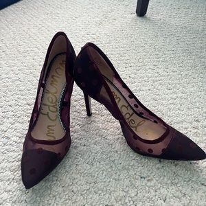 Sam Edelman polka dot pumps